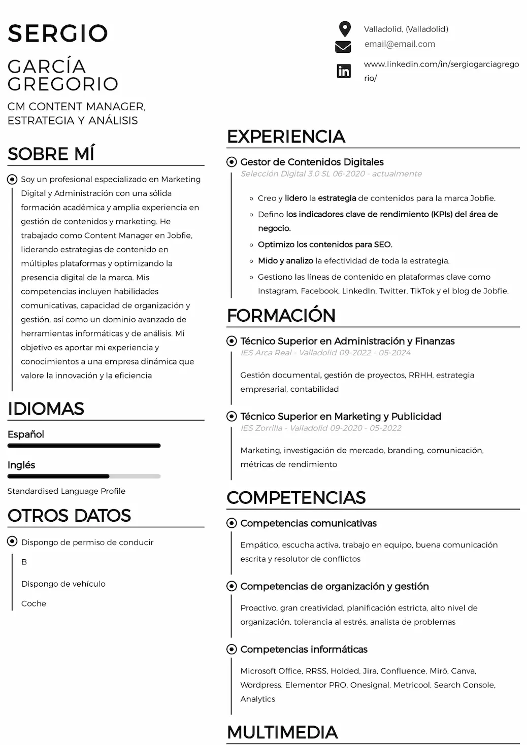 Plantilla de CV 3