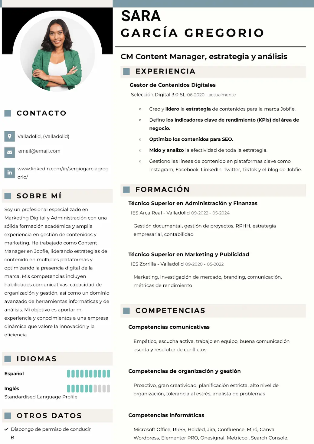 Plantilla de CV 3