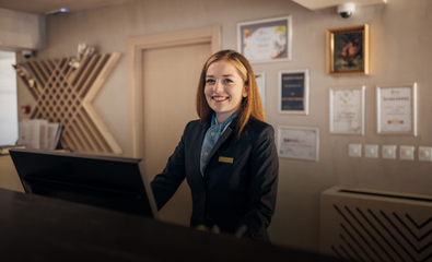 Imagen de la profesión Trabajo recepcionista de hotel